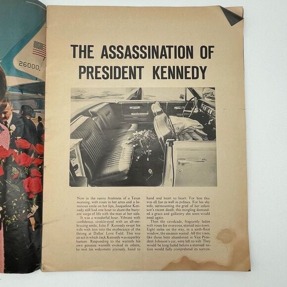 John F. Kennedy Life Magazine Memorial Edition President History Book Paperback - Picture 7 of 15